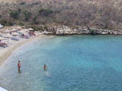 Una spiaggetta tra Himara e Borsh